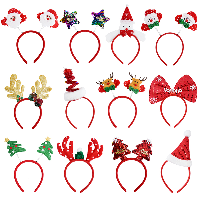 Christmas Headband Kids Adult  - Reindeer Antlers Headband recension och pris