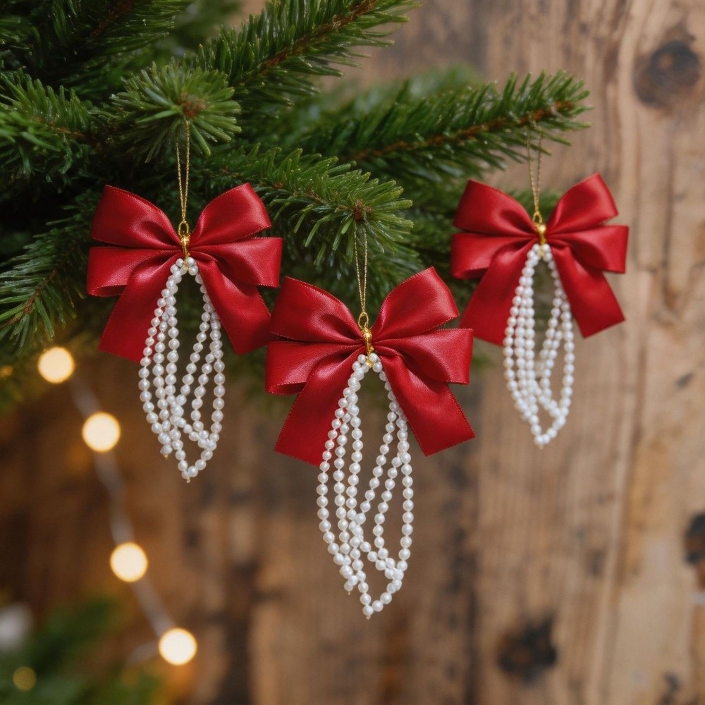 12pcs Set Christmas Tree Bows  - Gift Box Wrap Set recension och pris