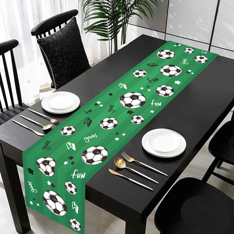 1pc Soccer/Football Party Tabl - Christmas Table Runner recension och pris