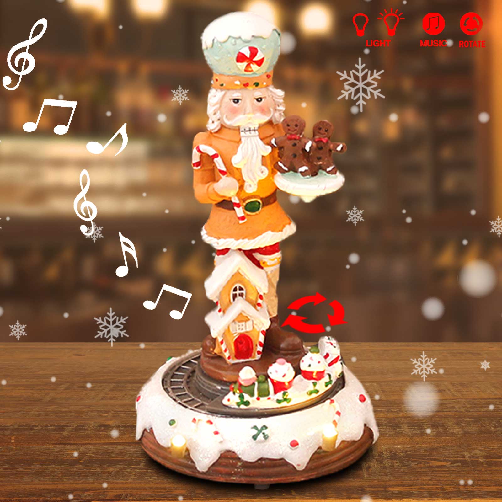 Christmas Gingerbread Nutcrack - Nutcracker Figurine recension och pris