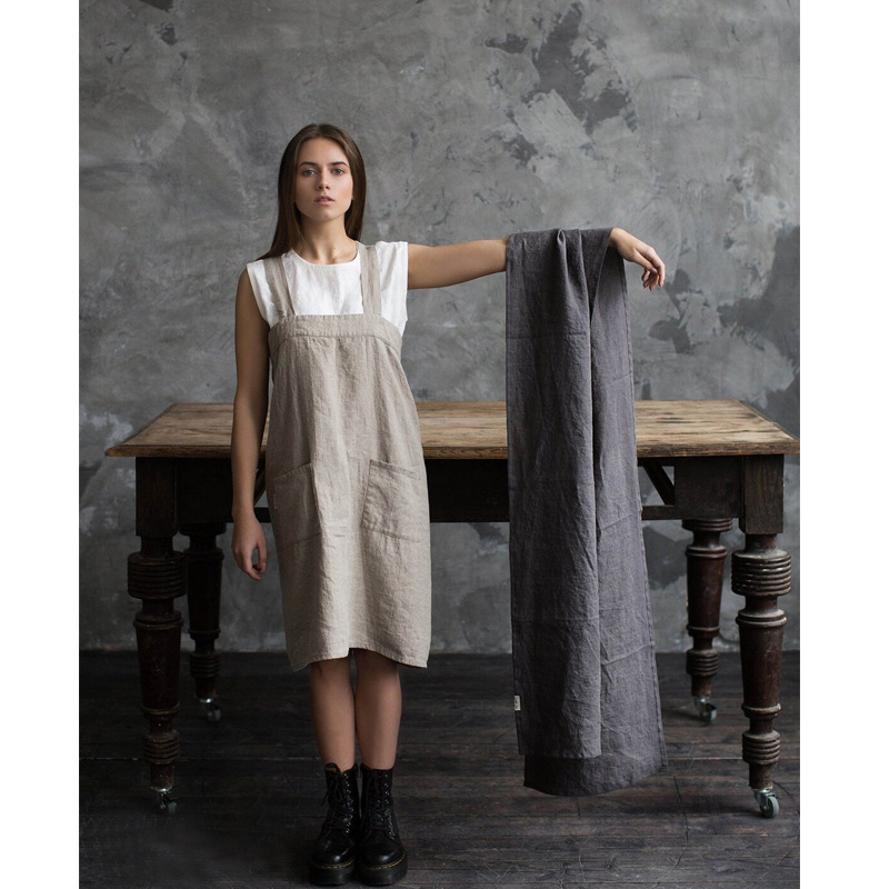 100% Linen Stone Washed Table  - Christmas Table Runner recension och pris