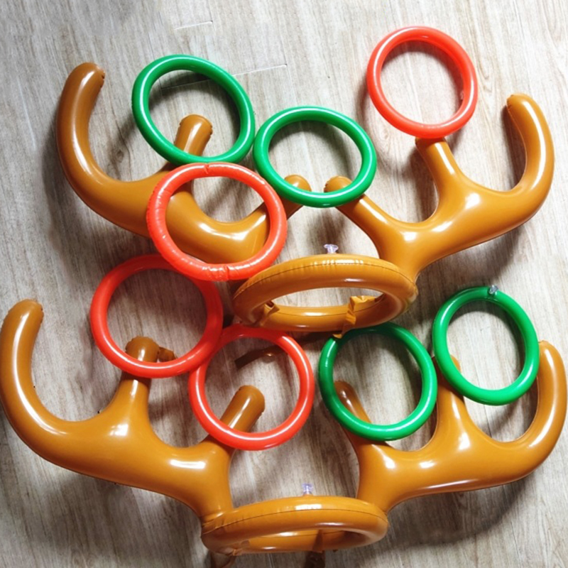 1/3/5set Christmas Game Inflat - Reindeer Antlers Headband recension och pris
