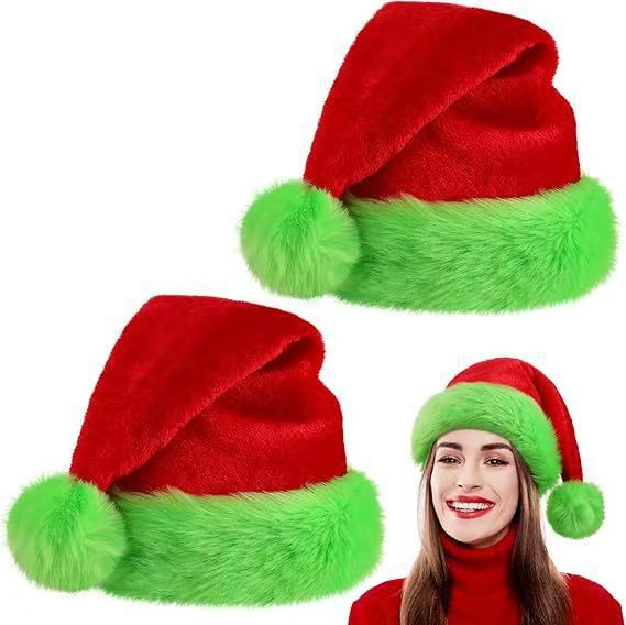 1 PCS/10 PCS Christmas Santa H - Santa Hat Plush recension och pris